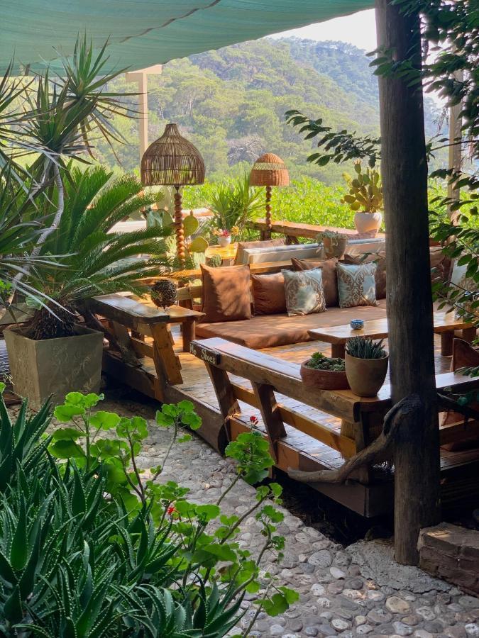 Large Bungalow With Sea View In Kabak Bay, Oeluedeniz Fethiye Bagian luar foto
